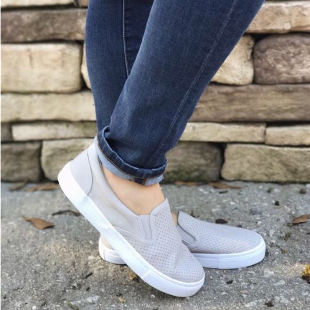 HP BEST IN BTQS PERFORATED SLIP ON SNEAKERS - Picture 7 of 8
